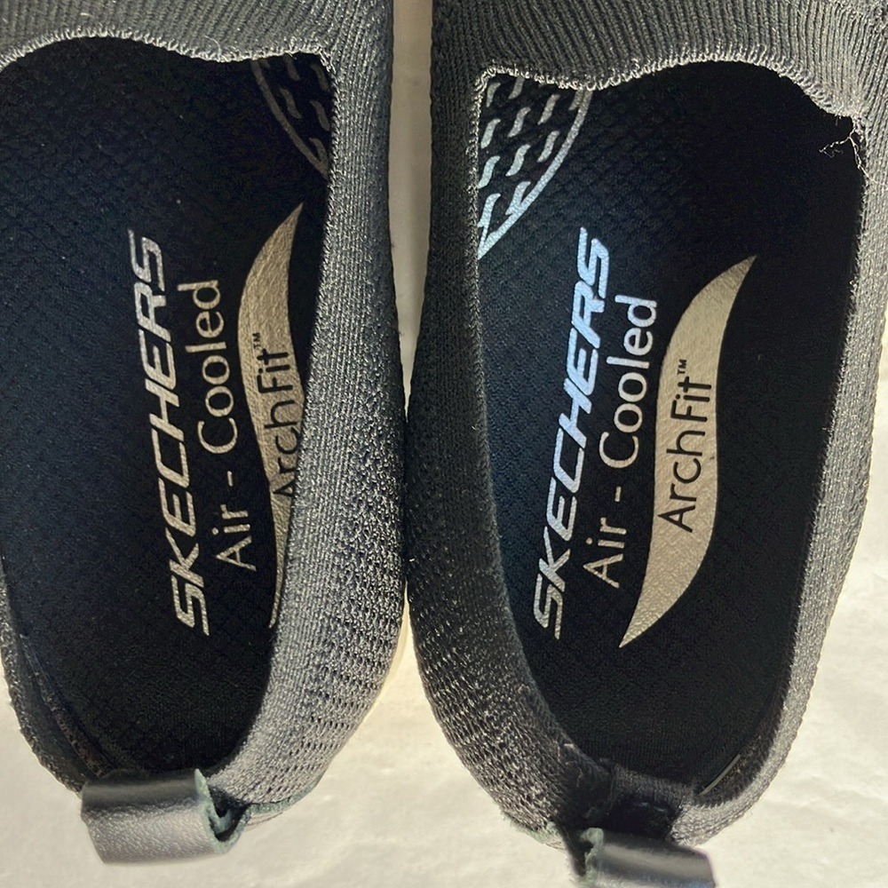 Sketchers Arch Fit cup - Homesick black washable slip on stretch women size 5.5 - Picture 5 of 6